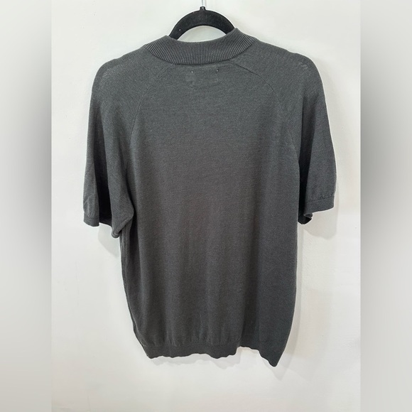 Topman Charcoal Zip-Up Top - Size XL - Picture 7 of 7